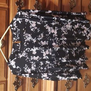 Blouse with bell sleeves